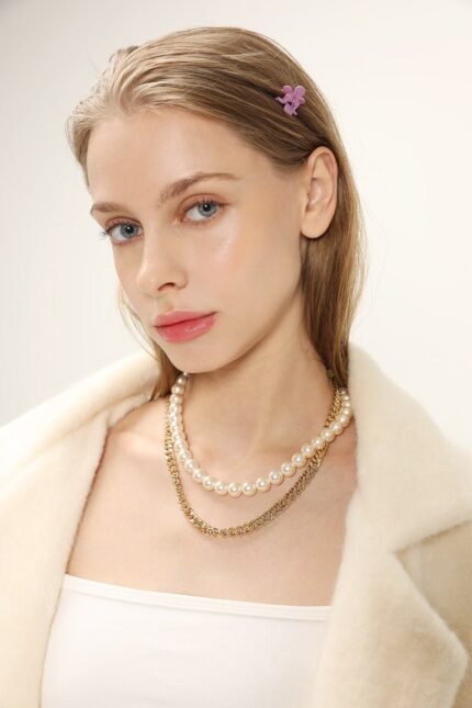 Classic Faux Pearl Necklace